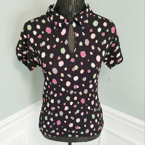 𝅺90s Vintage Le Caviar top short sleeve - Picture 1 of 10